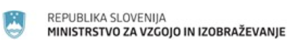 Logotip Ministrstvo za vzgojo in izobraževanje.